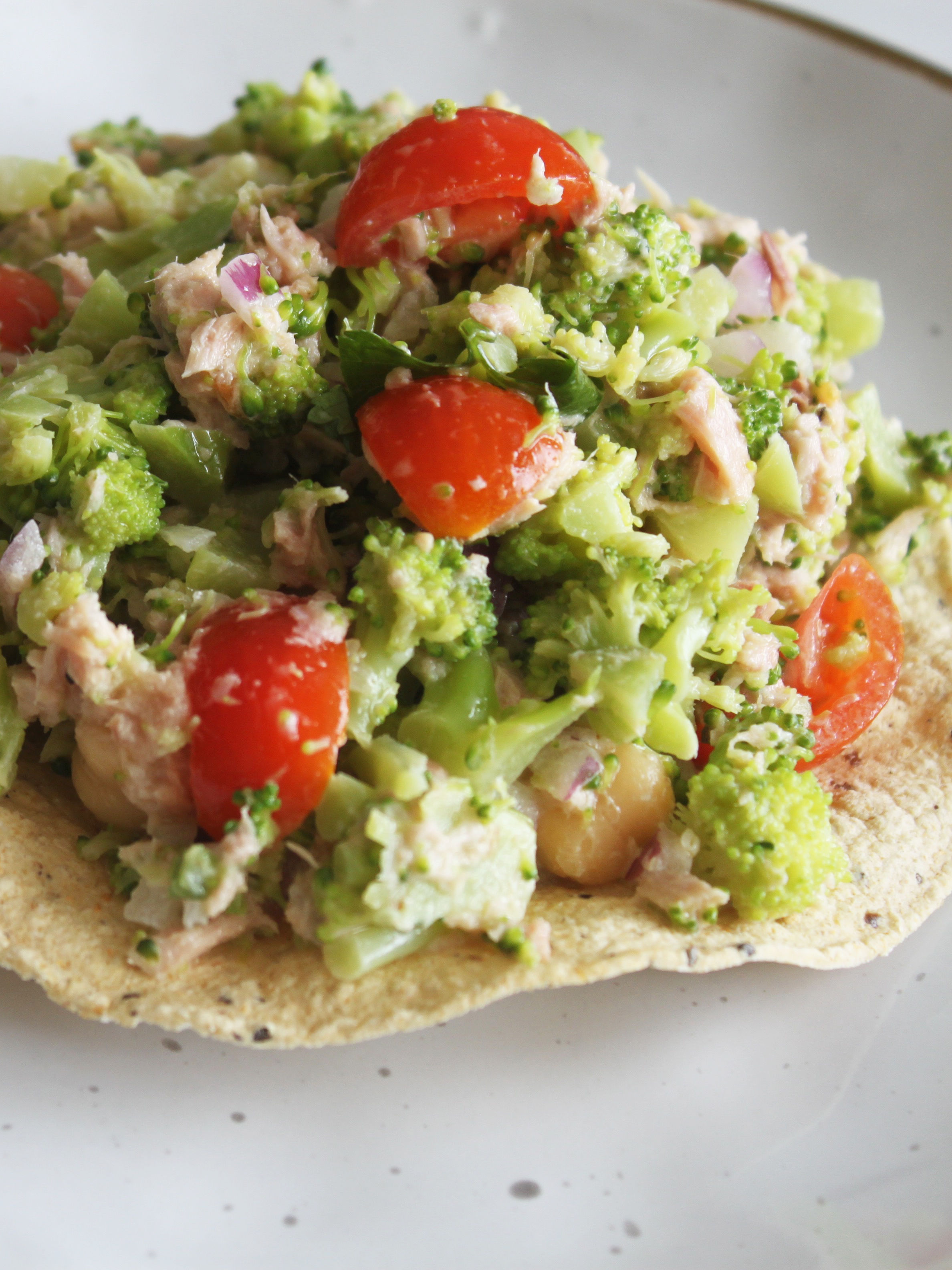 Broccoli Salad Tostadas